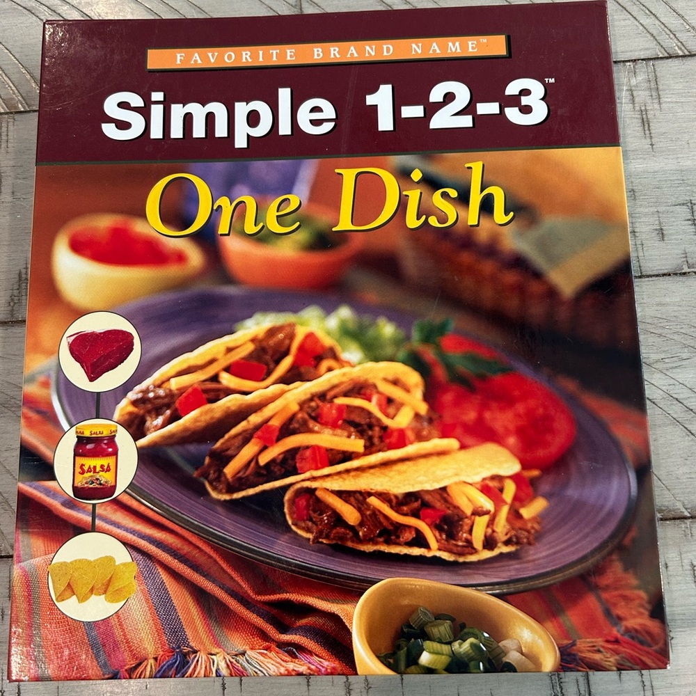 Simple 1-2-3 Recipes For One Dish Meals w/Favorite Brand Names Beef Fish Chicken